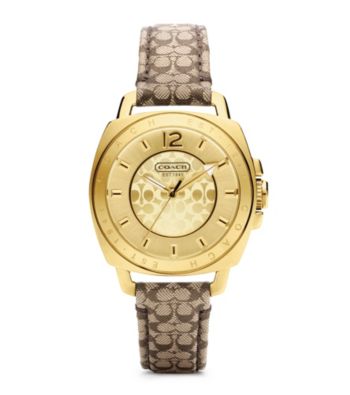 COACH BOYFRIEND MINI STRAP WATCH