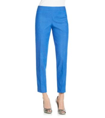 NY Collection Solid Denim Like Pant