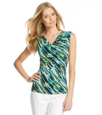 Evan-Picone® Printed Knit Top
