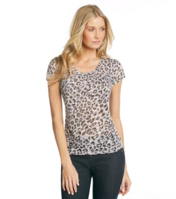 Relativity® U-neck Burnout Tee