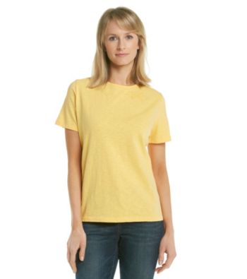 Breckenridge® Short Sleeve French Knot Embellished Crewneck Tee