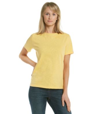Breckenridge® Petites' French Knot Embellished Crewneck Tee