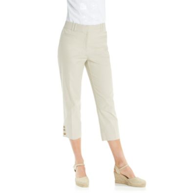 Studio Works® Button Hem Cropped Pant