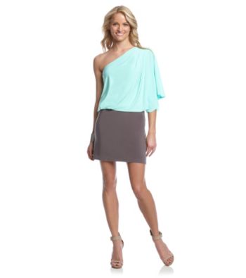 Jessica Simpson One Shoulder Blouson Dress