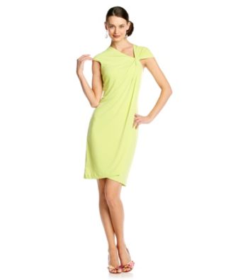 Muse Twisted Shoulder Overlap Dress