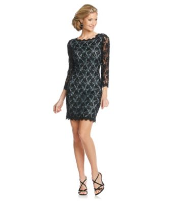 Adrianna Papell® Beaded Lace Shift Dress