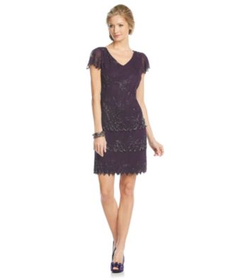 J Kara® Short Beaded Dress