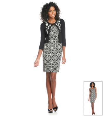 Jessica Howard® Applique Sweater and Dress