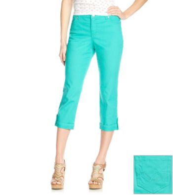 Nine West Jeans Colored West End Cropped Jean