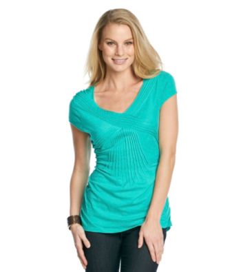 Nine West Jeans Karli Seamed Front Tee