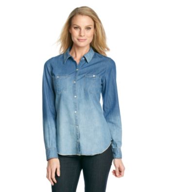 Democracy Dip-Dye Chambray Shirt