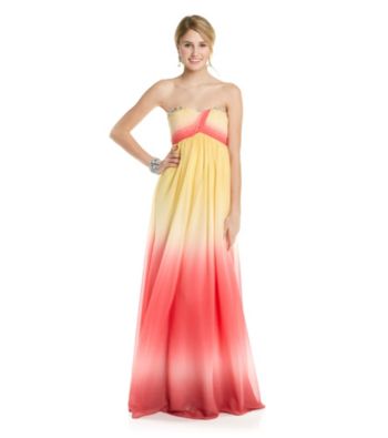 Rampage® Juniors' Ombre Strapless Dress