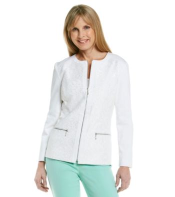 Laura Ashley® White Lace Jacket