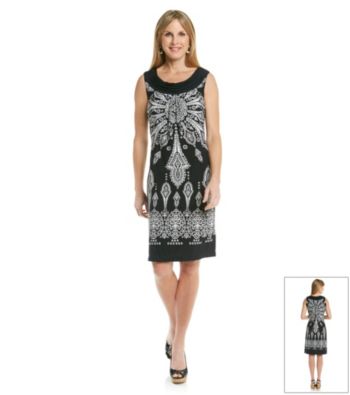 Laura Ashley® Medallion Print Sleeveless Dress