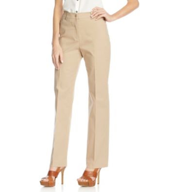 Jones New York Signature® Fawn Stretch Angle Pocket Pant