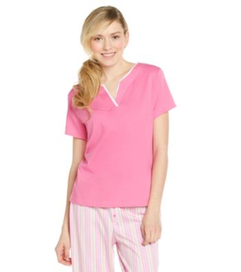 KN Karen Neuburger Knit Henley Top