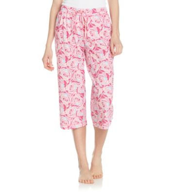 KN Karen Neuburger Knit Capris - Paisley Bird