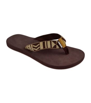 MUK LUKS® Brown Alejandra Sport Flip Flops