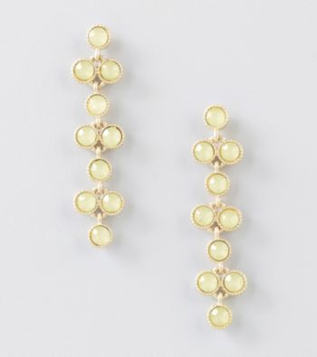 Relativity® Goldtone Linear Drop Earrings