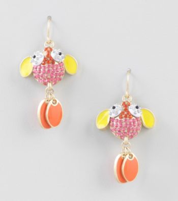 Relativity® Goldtone Shaky Fish Drop Earrings