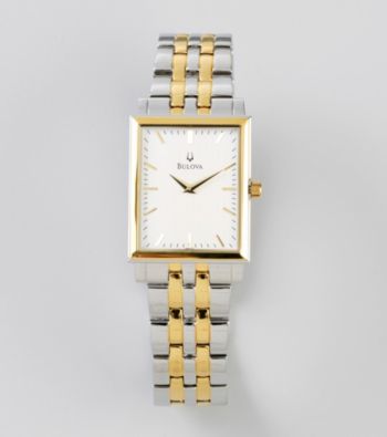 Bulova® Men's Two Tone Watch