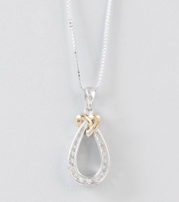 .10 Diamond Teardrop Pendant