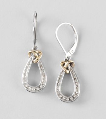 .16 ct. t.w. Diamond Teardrop Earrings