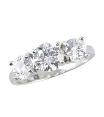 Designs by FMC Zirconia Ice made with Swarovski® Zirconia Sterling Silver Ring