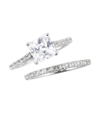 Designs by FMC Zirconia Ice made with Swarovski® Zirconia Sterling Silver Ring