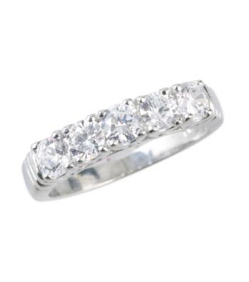 Designs by FMC Zirconia Ice made with Swarovski® Zirconia Sterling Silver Ring