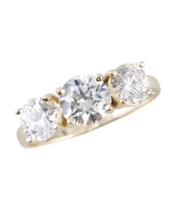 Designs by FMC Zirconia Ice made with Swarovski® Zirconia Sterling Silver Ring