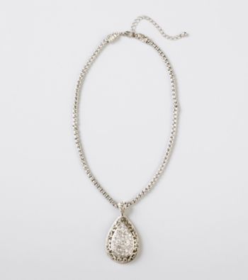 Erica Lyons® Silvertone Necklace