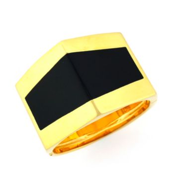 Vince Camuto™ Goldtone and Black Ms. Bond Bracelet