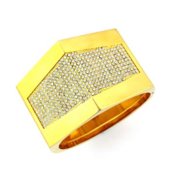 Vince Camuto™ Goldtone and Crystal Ms. Bond Bracelet