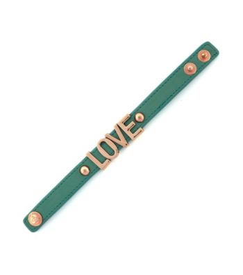 BCBGeneration™ Mint and Rose Goldtone Love Affirmation Bracelet