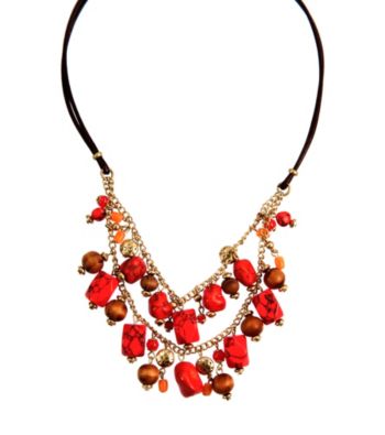 Nine West Vintage America Collection® Antique Goldtone Shaky Frontal Necklace