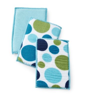 Ritz™ 3-pk. Microfiber Dot Scrub Sponges