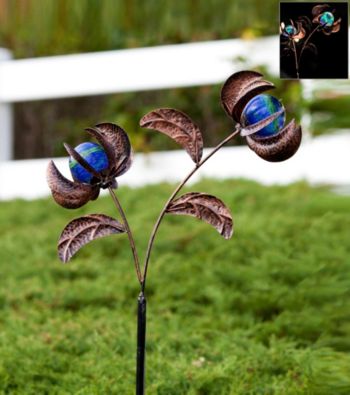 Echo Valley® Twin Illuminarie Floral Spinner Stake
