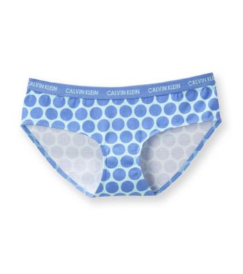 Calvin Klein Girls' 6-16 Purple Dot Print Bikini Panties