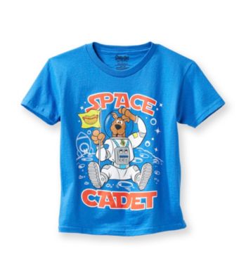 Scooby-Doo® Boys' 4-7 Blue Short Sleeve Space Cadet Tee