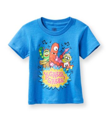 Nickelodeon® Boys' 2T-4T Blue Short Sleeve Yo Gabba Gabba Band Tee