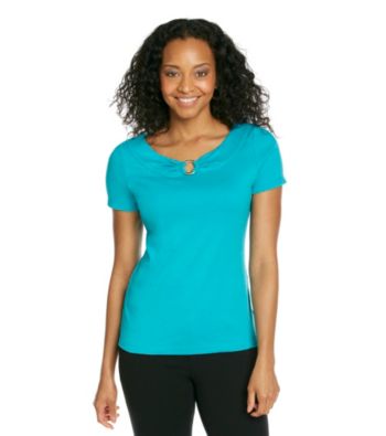 Rafaella® Petites' Center Ring Knit Top