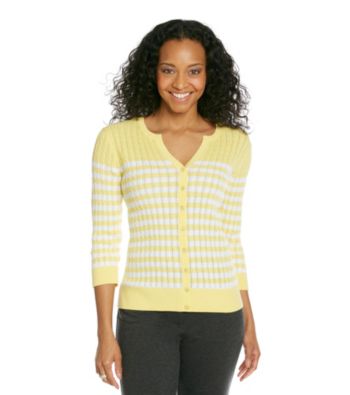 Jeanne Pierre® Petites' Baby Cable Drop Needle Cardigan