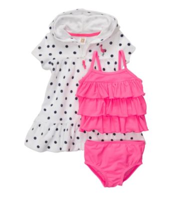 Carter's® Baby Girls' Pink 3-pc. Swim Set