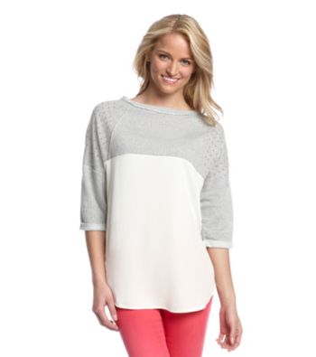 Potter's Pot French Terry And Chiffon Tee