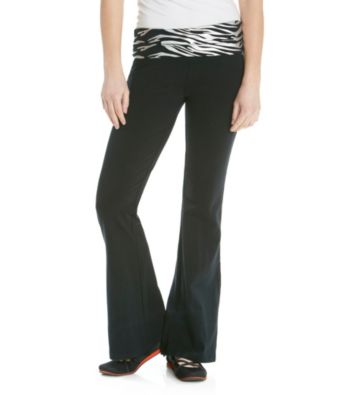 Grane® Juniors' Zebra Foil Waistband Yoga Pant