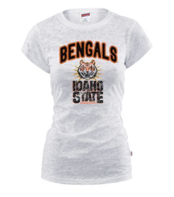 Soffe® Juniors' Idaho State Glitter Burnout Tee