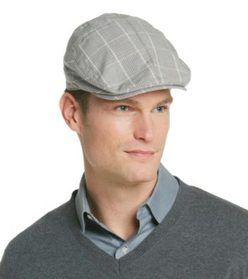 Isotoner® Lake of the Isle™ Men's Khaki & Brown Ivy Patterned Hat