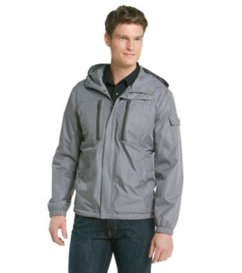 Kenneth Cole New York® Men's Nylon Jacket with Hood
