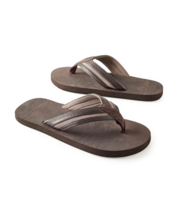 Paradise Collection® Men's Brown Two-Tone Thong Sandal